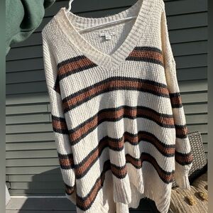 AE striped sweater